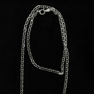 Cadena tejido escalera de plata .925